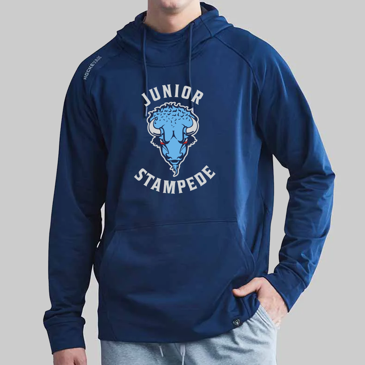 HOCKEYAK Junior Stampede Black Sweatshirt