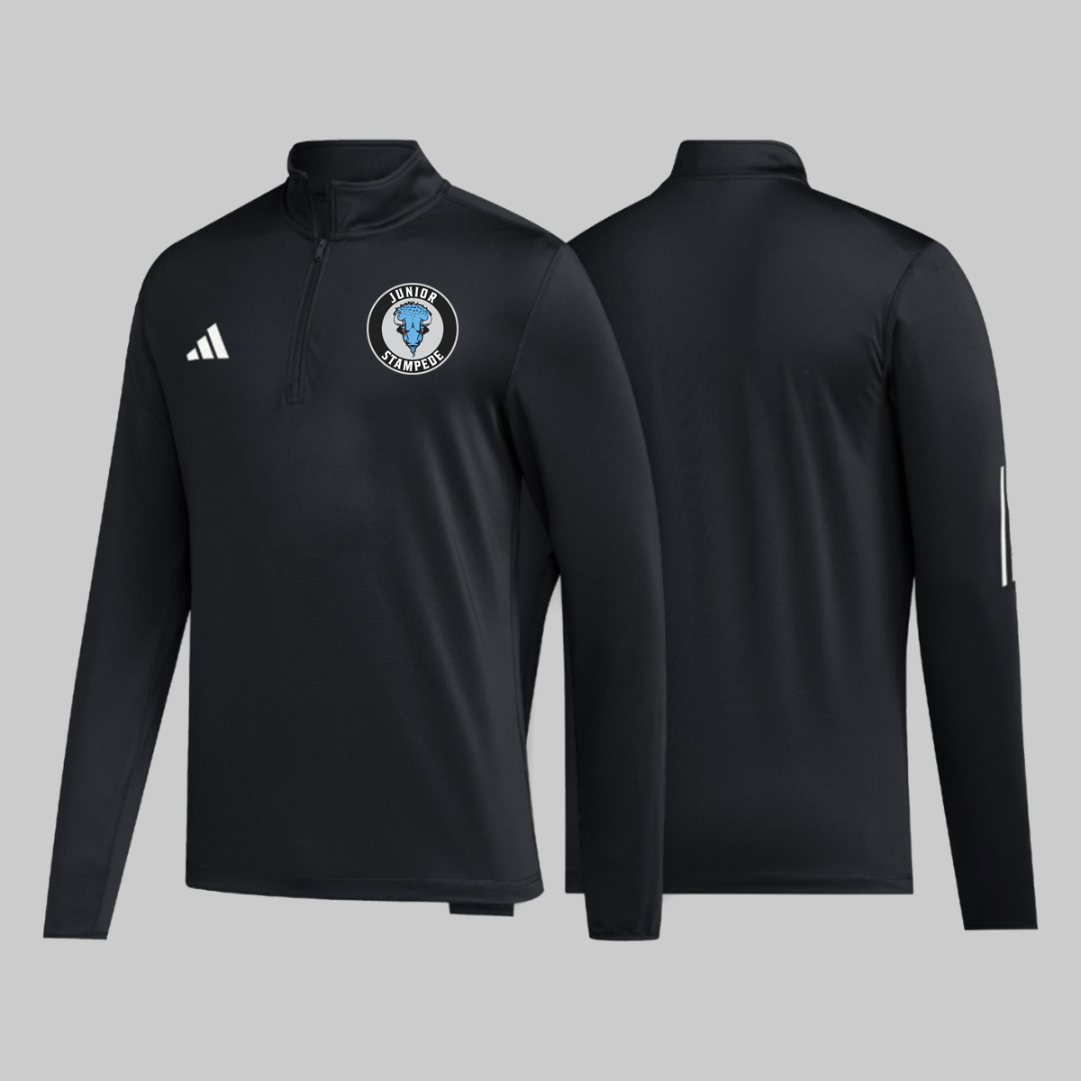 Adidas Junior Stampede 1/4 Zip Jacket