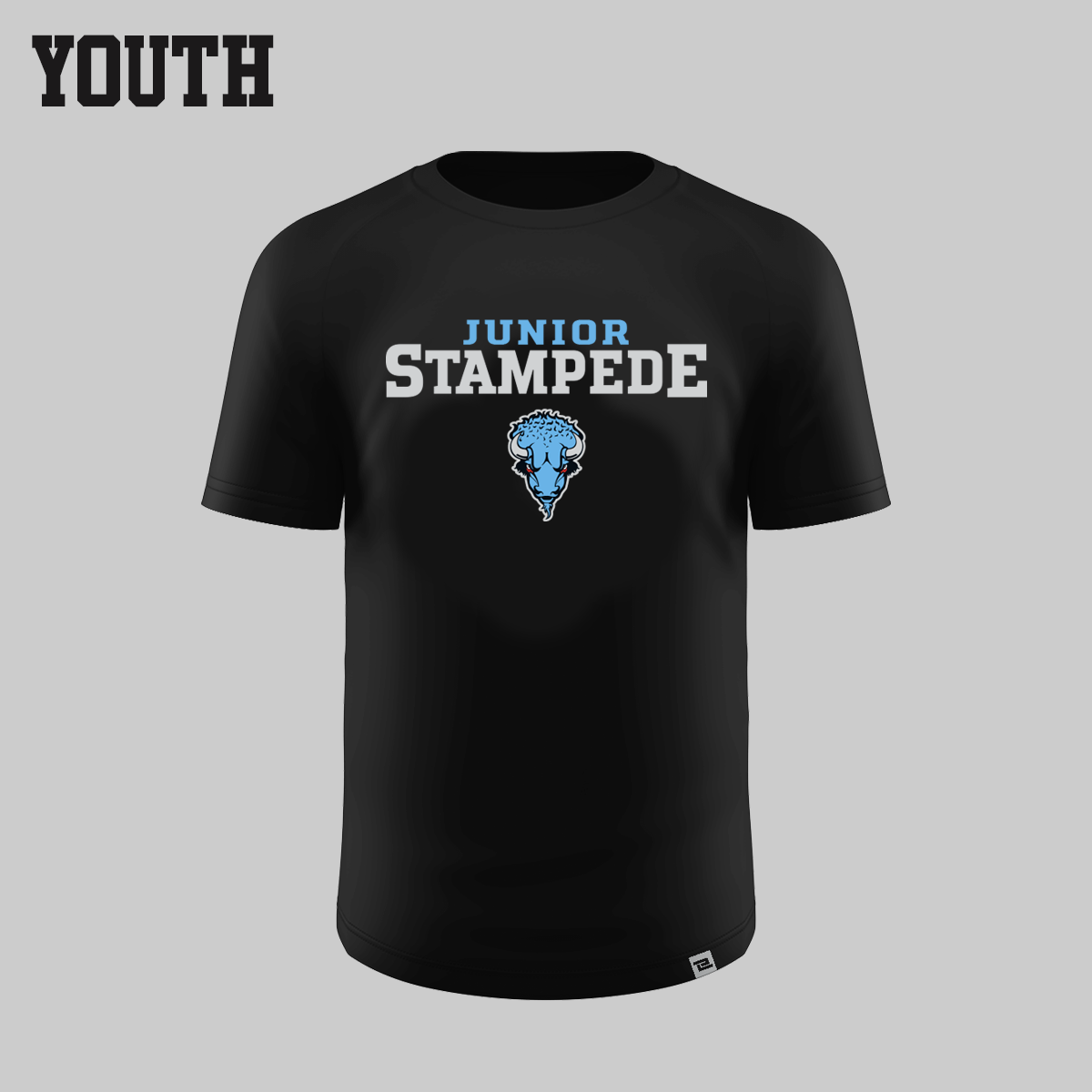 Youth Performance Junior Stampede Black Shirt
